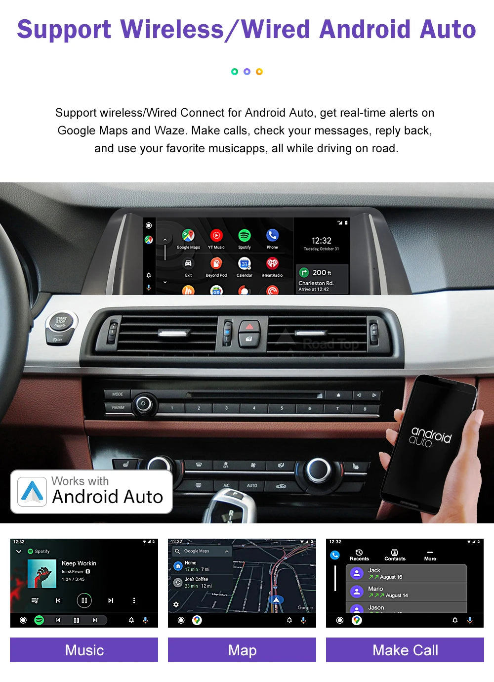 10.25" 12.3" Multimedia Touch Screen For BMW 5 Series F10 F11 CIC NBT System 2026-2026 Wireless Carplay Android Auto Car Radio