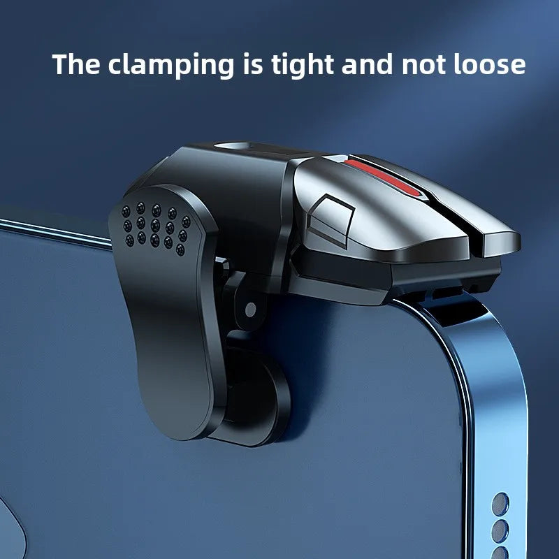 G21 Six Fingers Mobile Phone Game Trigger for PUBG Aim Shooting L1 R1 ABS Key Button for IOS Android Universal Gamepad Joystick