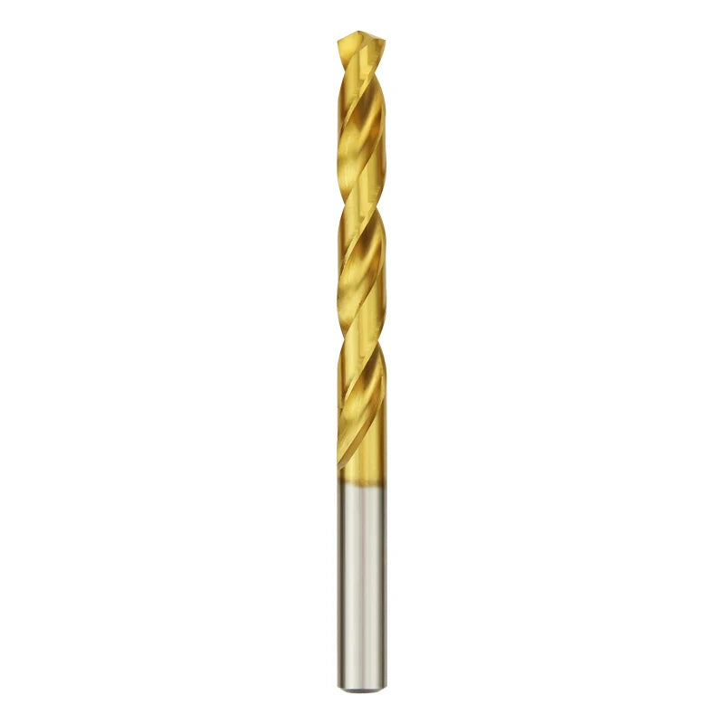 Titanium Coated HSS Twist Drill Bits for Metal