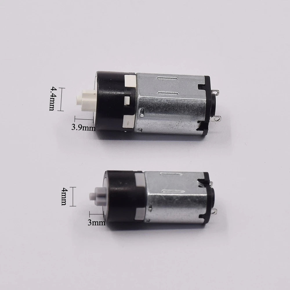 Mini 10mm M10 12mm N20 Plastic Planetary Gear Motor Cross Shaft DC 1.5V-6V 3V 3.7V Slow Speed for Electric Lock Robot Toy Model