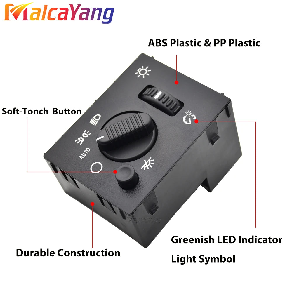 Headlight & Fog Lamp Control Switch — Chevrolet Silverado, Tahoe, Suburban, Avalanche & GMC Sierra/Yukon