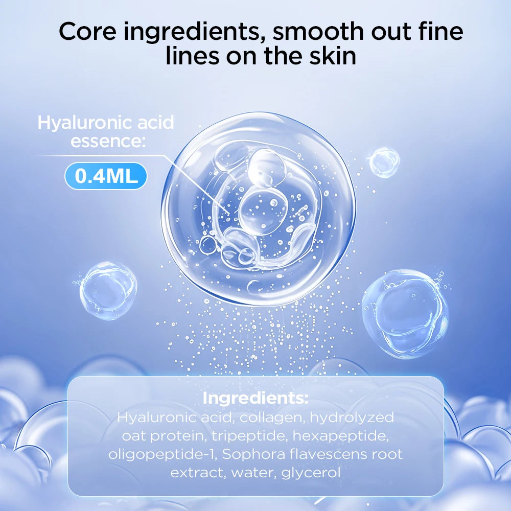 Ms.Dear Microneedle Eye Patches – Korean Hyaluronic Acid & Peptide Under-Eye Mask | Anti-Wrinkle, Dark Circles & Moisturizing | 1–10 Pairs