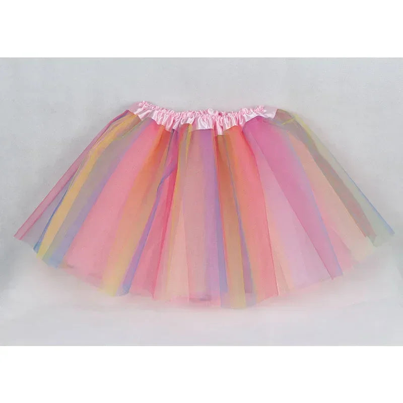 Wholesale Fashion Girls Skirts Summer Style Three Layers Children Skirts Girls Tutu Skirt Dancewear Princess Skirt