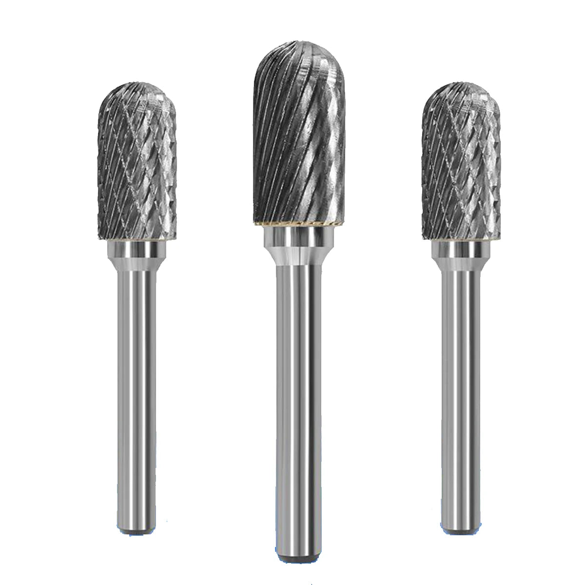 6mm Tungsten Carbide Rotary Burr File Set — Die Grinder Bits for Metal