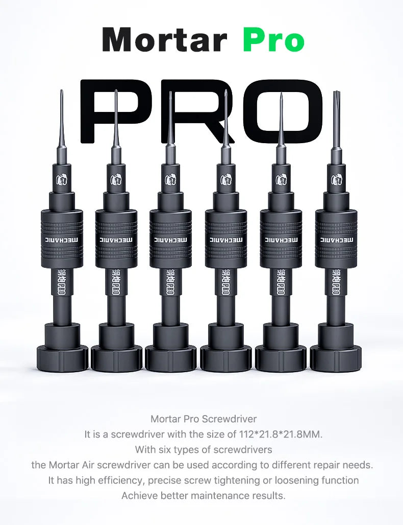 Mechanic AIR PRO MAX High Hardness Screwdriver Cross Y-type Torx 0.6 Disassemble Mobile Phone Watch Tablet Repair OpeningTool