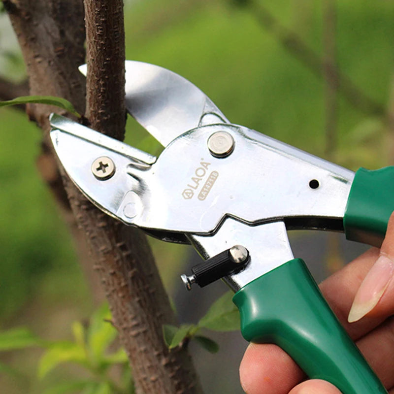 LAOA 8" SK5 Pruning Shears – Garden Fruit Scissors with Spare Blade