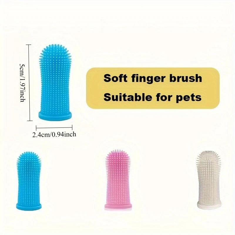 3-Pack Extra-Soft Pet Toothbrush for Dogs & Cats – photo 4