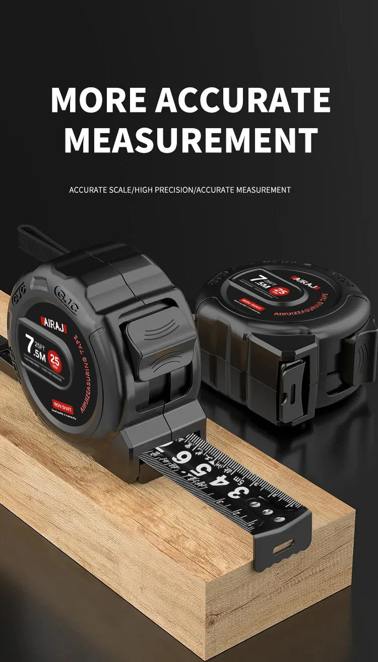 3/5/7.5/ High Precision Measuring Tools Household Woodworking Ruler Thickening Waterproof and Anti-corrosion Tape Measure