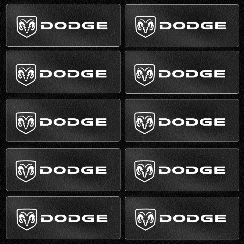 Wheel &amp; Body Emblem Decal Stickers - Dodge RAM, Charger, Challenger, Durango
