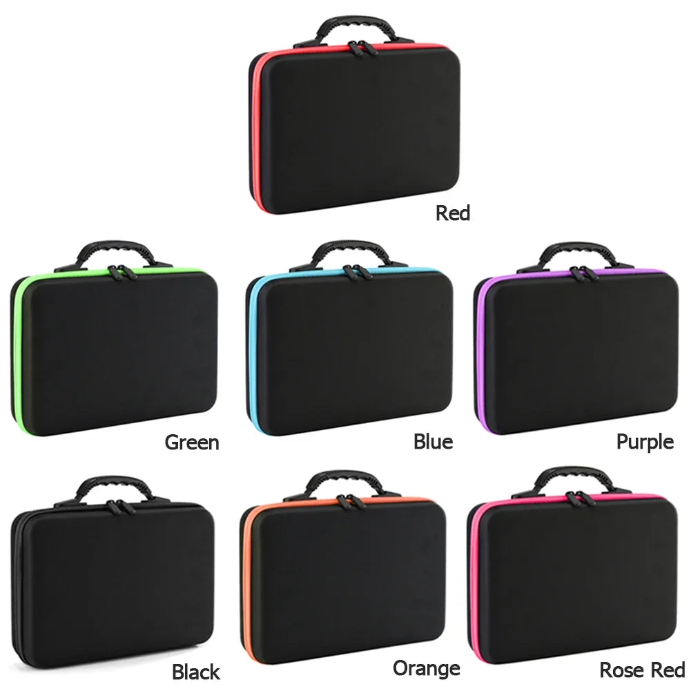 30/60 Bottles Essential Oil Case 15ml Essential Oil Collecting Bags Travel Portable Carrying Cases Nail Polish Storage Bag