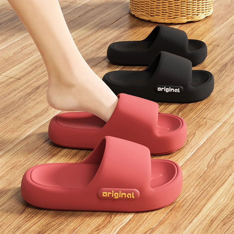 Women's cloud platform slides, soft pillow sandals — view 6 of 18