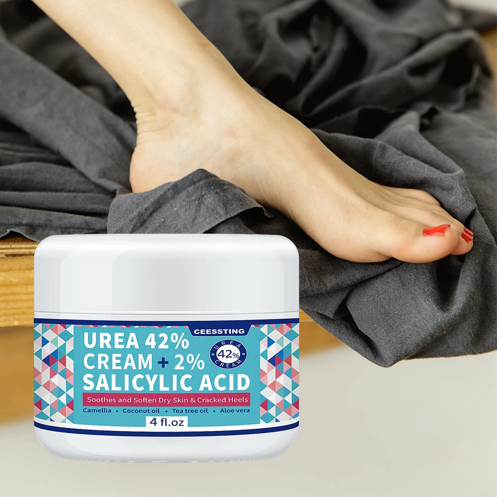 Urea Foot Care Cream Cracked Heels Mask Dry Skin Intensive Moisturizing Treatment Callus Remover Repair Anti-drying Exfoliating