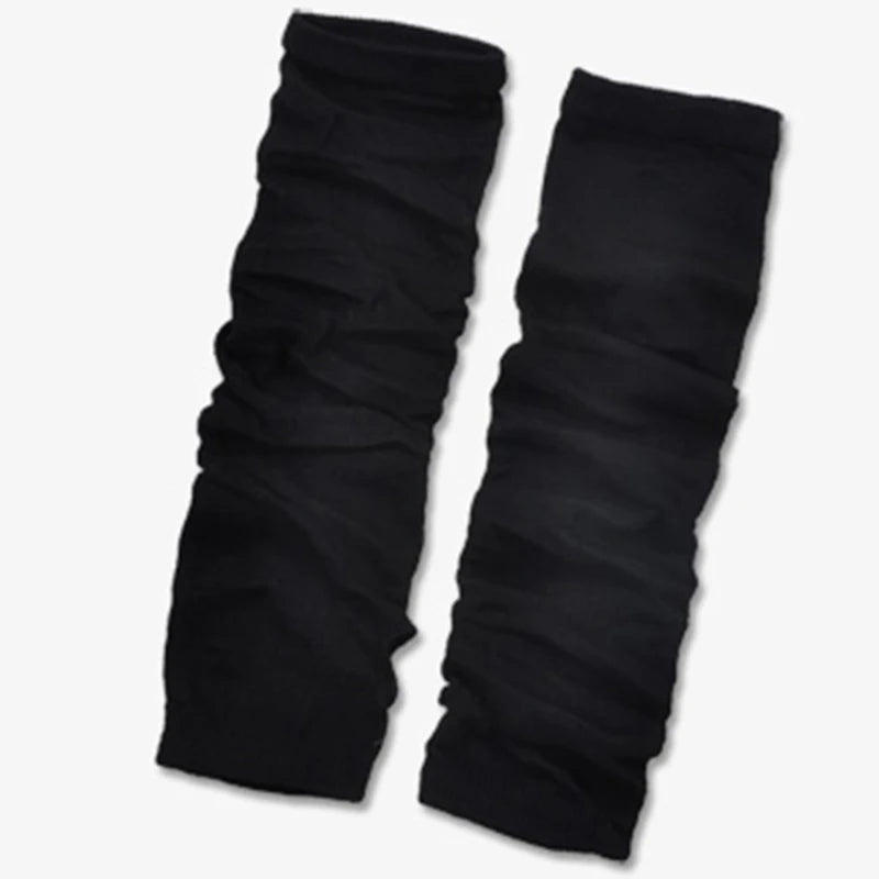Unisex Long Crochet Arm Warmers - Stretchy Fingerless Gloves - photo 19