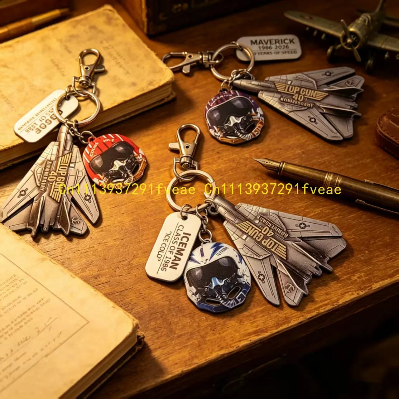 Top Gun 40th Anniversary Keychain,Top Gun 40th Anniversary Keychain Pilot Duck 2026 Movie Inspired Collectible Gift