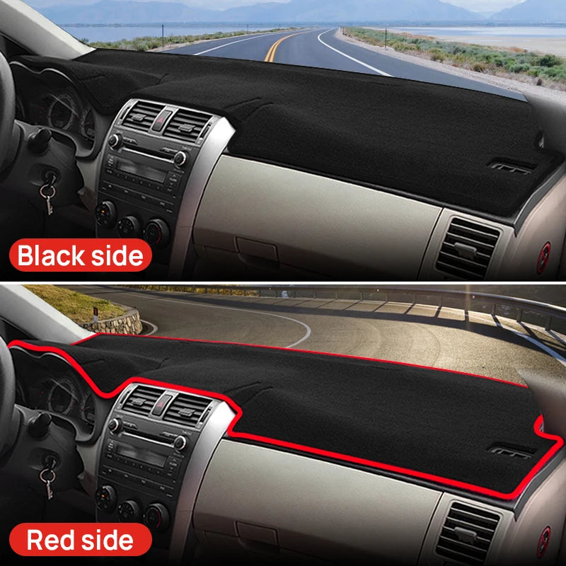 For Toyota Corolla E140 E150 2006 2007 2008 2009 2010 2011 2012 2013 Car Dashboard Cover Mat Avoid Light Pad Anti-UV Case Carpet