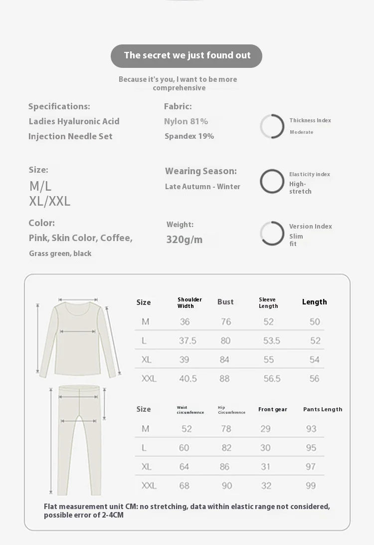 Women's Thin Thermal Undershirt - Long Sleeve Base Layer Top - photo 6