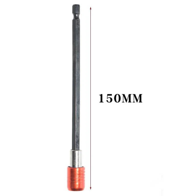 NEW 6PCS 1/4 Hex Shank Quick Release Magnetic Red Screwdriver Extension Holder Drill Bit High Quality Tool Set