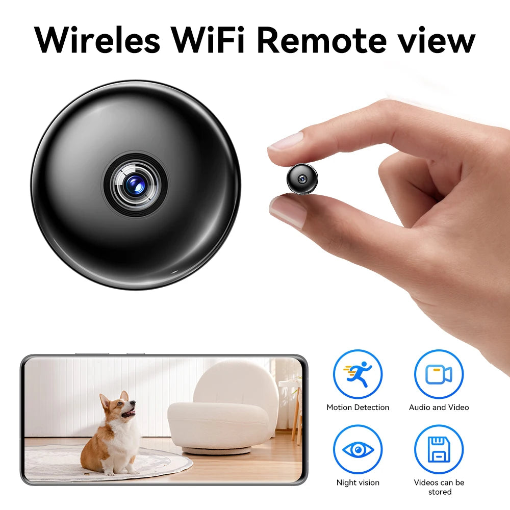 Wireless Home Security Camera — Night Vision, Easy Install