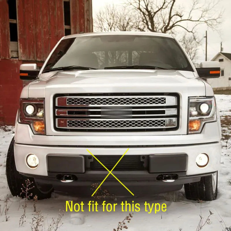 Front Lower Bumper Hole Cover Caps for Ford F-150 SVT Raptor 2009–2014