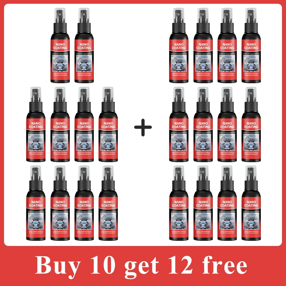Car Nano Ceramic Coating Kit - Universal Professional Car Beauty, High Gloss Car Paint Repair Protection, Long-Lasting Gloss