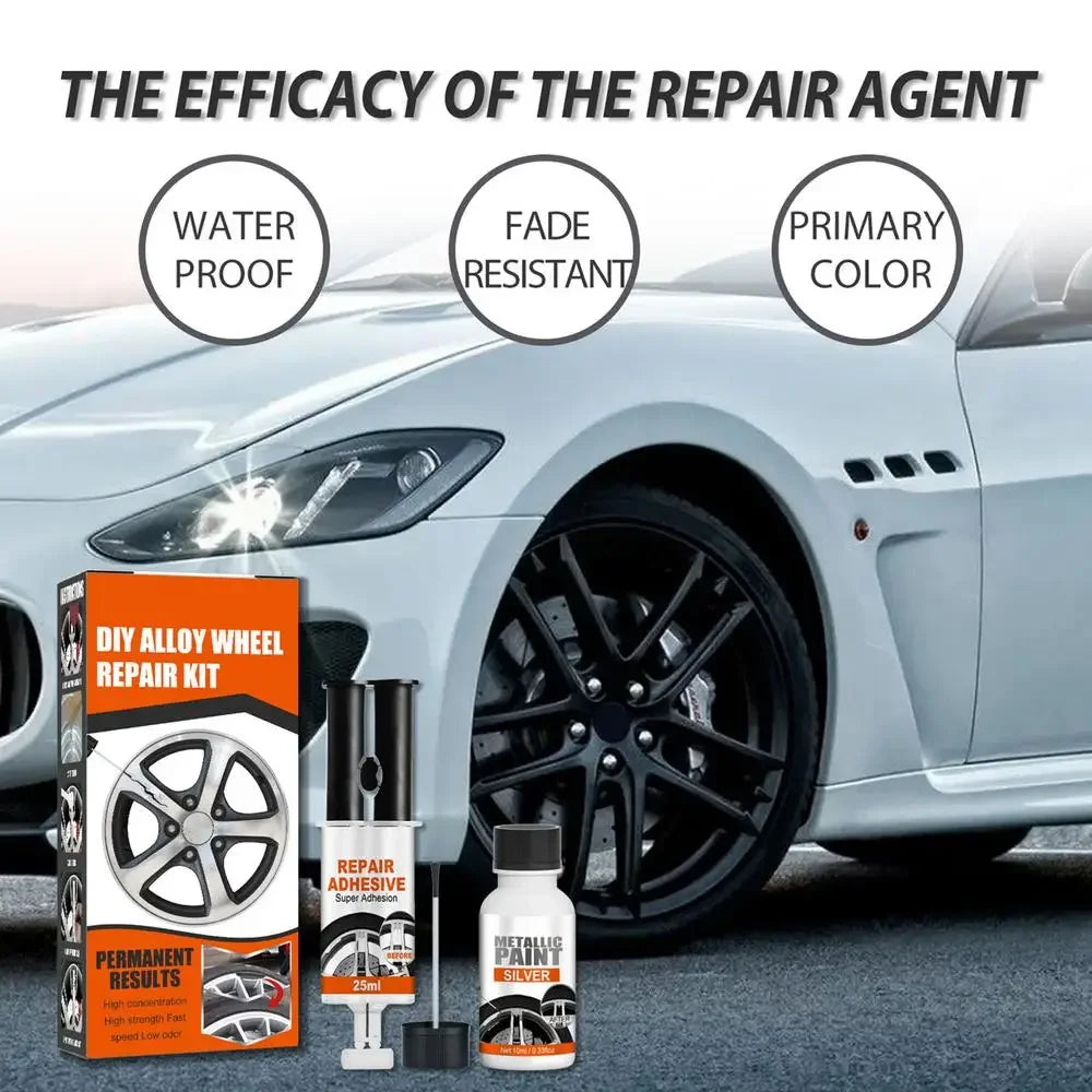 DIY alloy wheel repair kit for scratches and rims — view 6 of 20