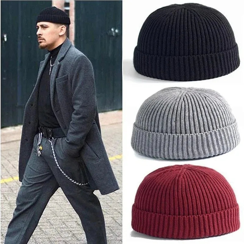 Classic Knit Beanie for Men and Women - Black, White, Gray or Beige - photo 2