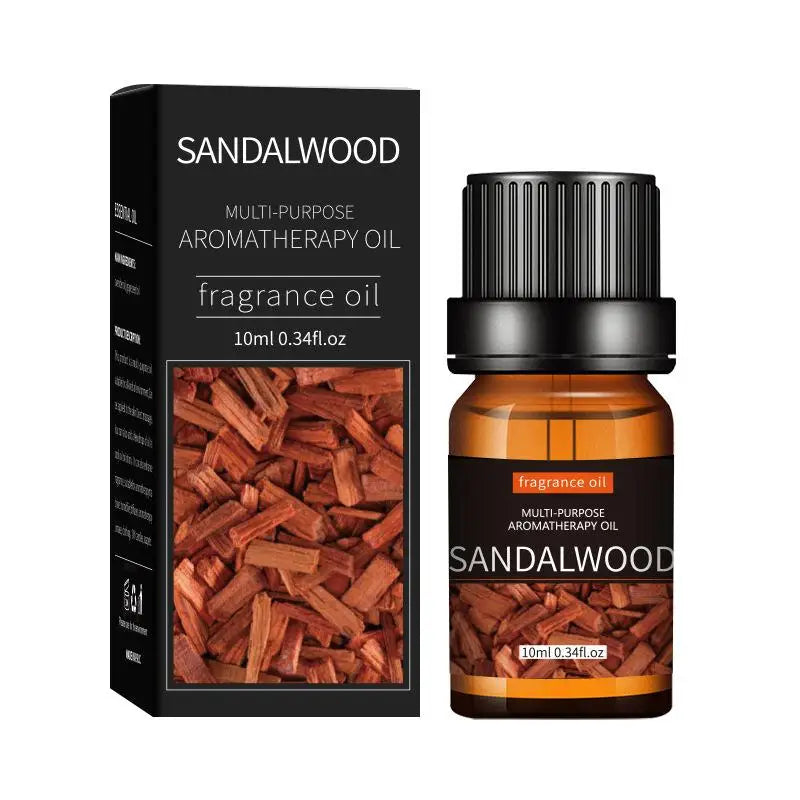 20Flavors 10ml Essential Oils For Aroma Diffuser Air Humidifier Lavender Rose Eucalyptus Sandalwood Air Freshening Aromatherapy