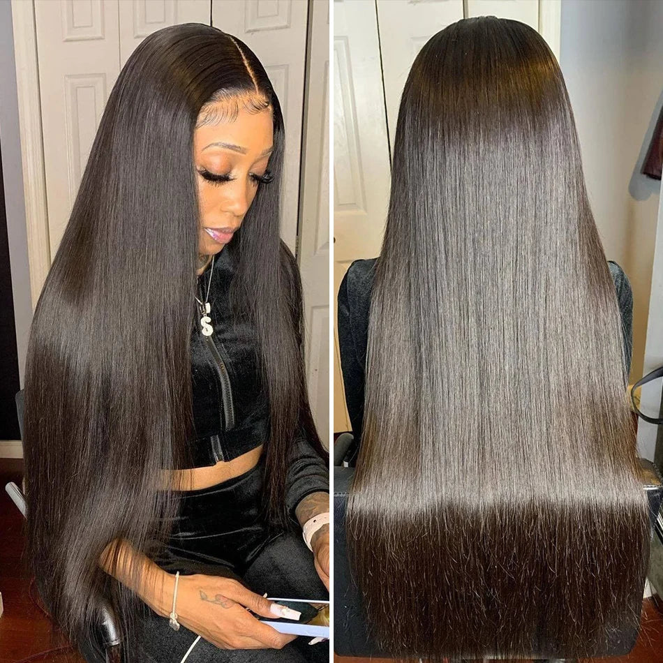 32 Inch 18A Bone Straight Human Hair Bundles 3/4 Bundles Hair 100% Raw Human Hair Bundles Deal Brazilian Virgin Hair Extensions