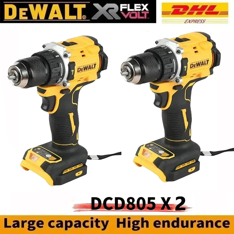 DEWALT DCD805 20V MAX Brushless Cordless Impact Drill Electric Screwdriver Multi-Function Hand Drill Tool .
