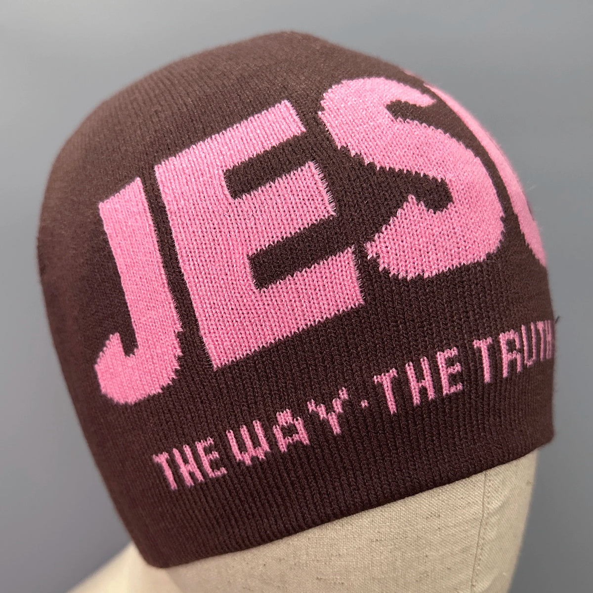 Jesus Letter Jacquard Knit Beanie, Unisex