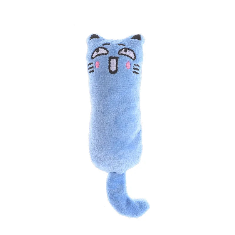 Catnip Plush Cat Toy – Interactive Teeth Grinding & Squeaky Kitten Toy (11cm)