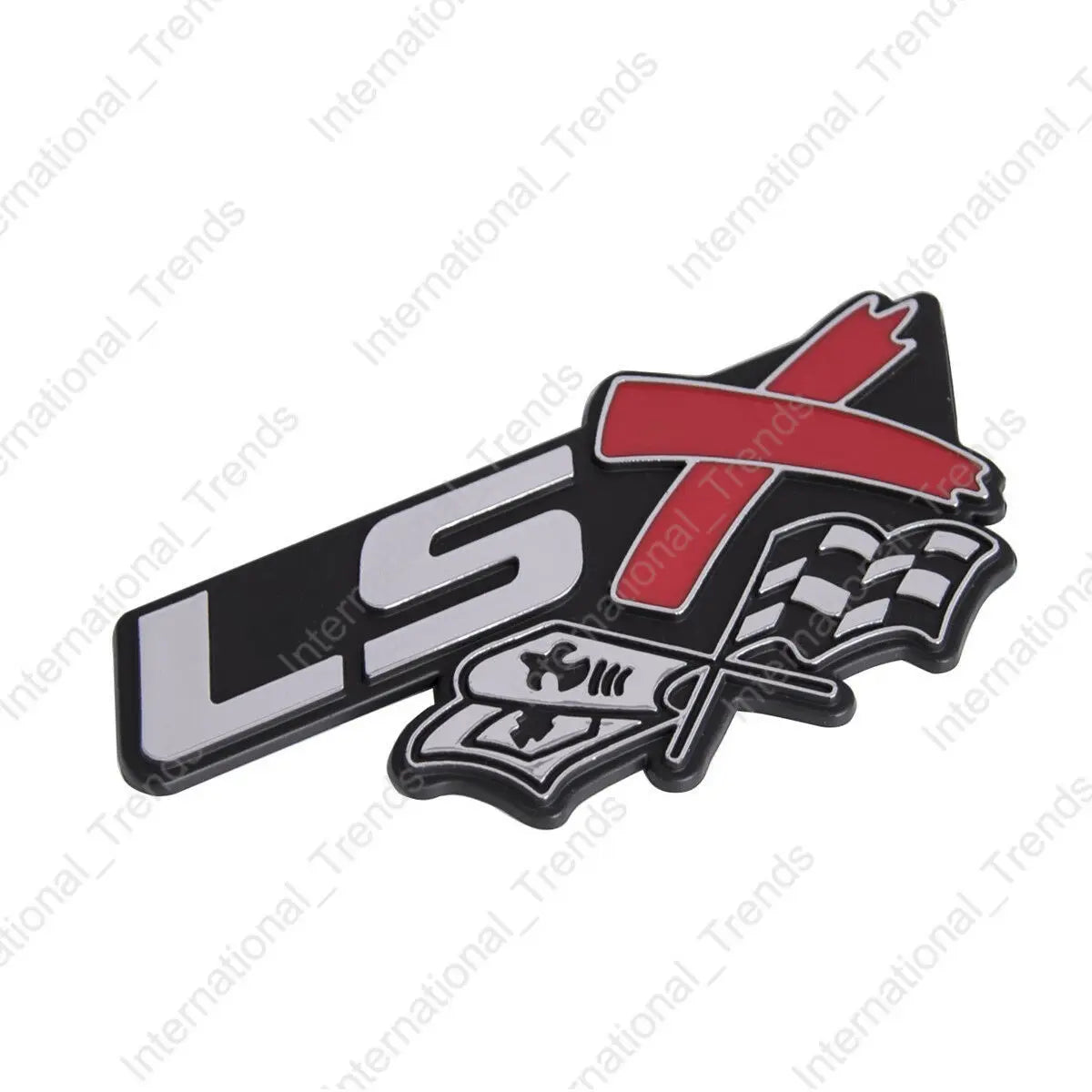 LSX Flag Car Fender Side Sticker Emblem Badge for Camaro Corvette Silverado 454 350 376 Car Assessoires