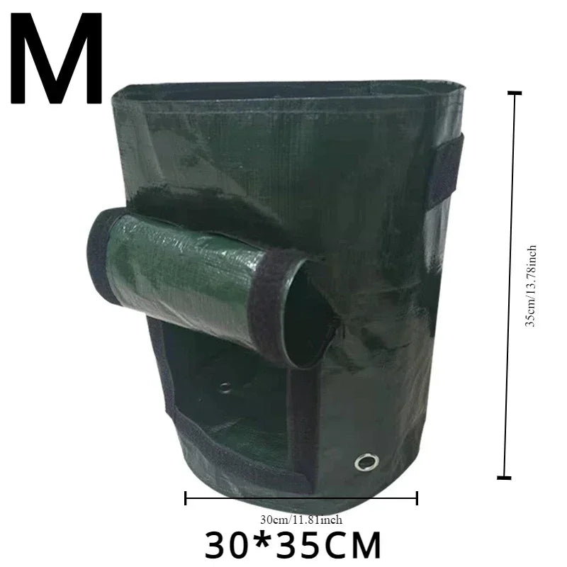 Garden Plant Grow Bags — Breathable PE Potato & Veg Planters