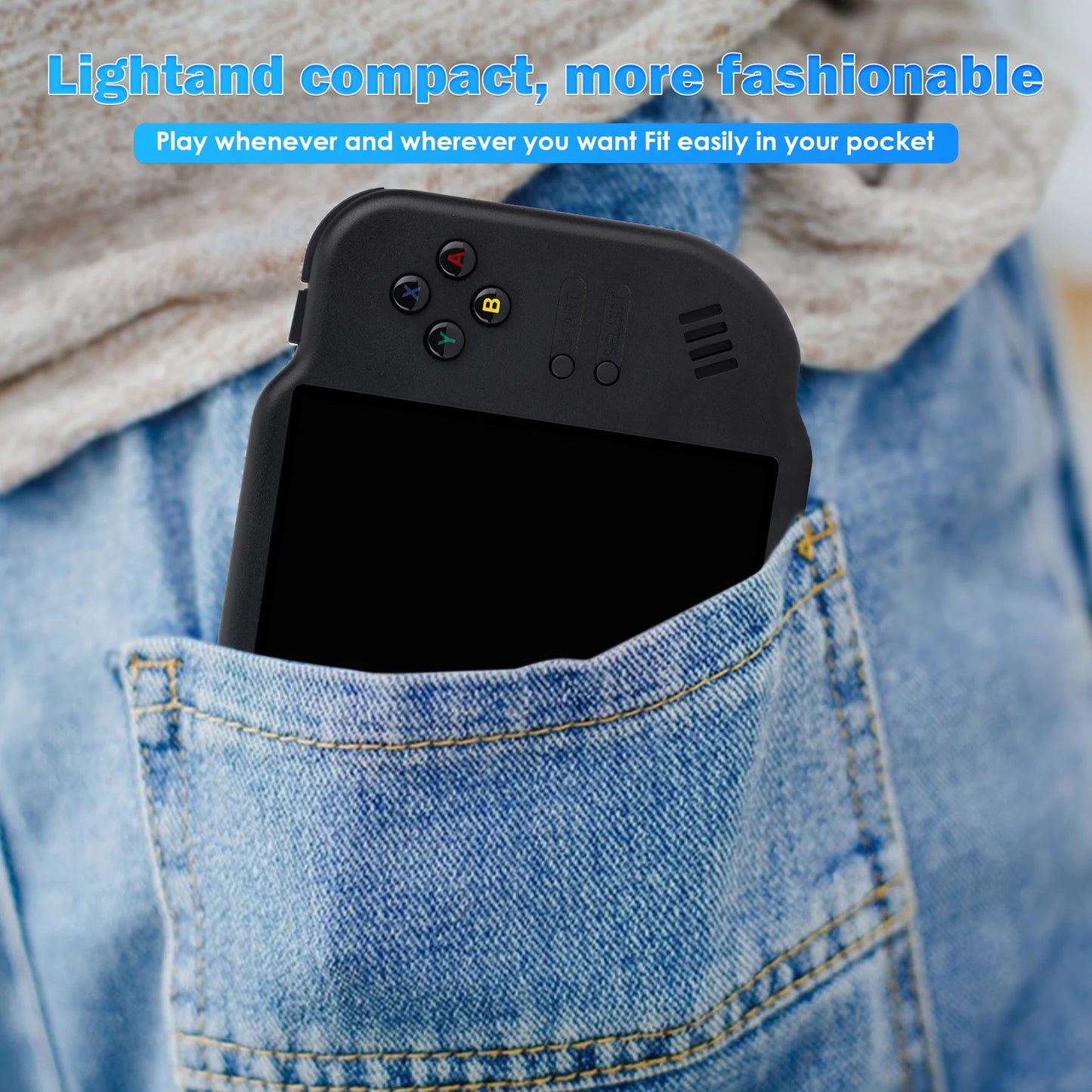 AMPOWN MagicX Mini Zero 40 Handheld Game Players Consoles 4.0 Inch IPS Touch Screen Portable Retro Video Game Android System