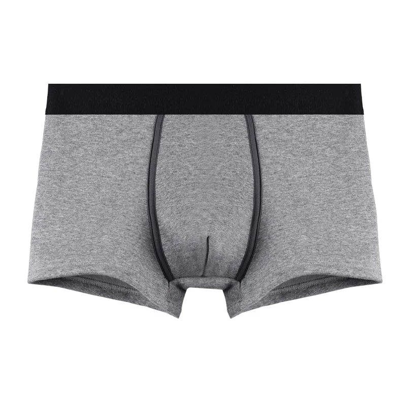 Men's Fleece Lined Thermal Boxer Shorts - Straight-Leg Winter Underwear - photo 4