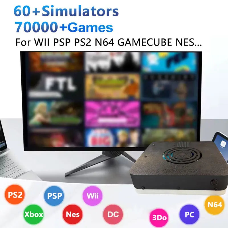 Super Console X3 Mini PC Game Console — i3 CPU, 1TB, Plug-and-Play TV, Wireless Controller