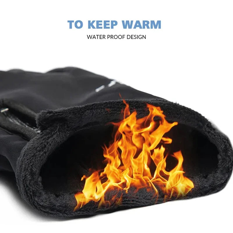 Thermal Touchscreen Winter Gloves, Windproof Ski Gloves
