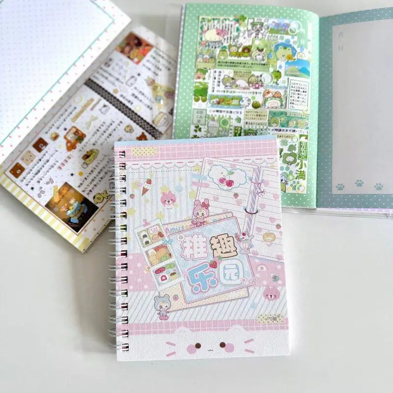 Kawaii 32 Sheets Kpop Stickers Book Decorative Journal Material Kids Gift School Stationery