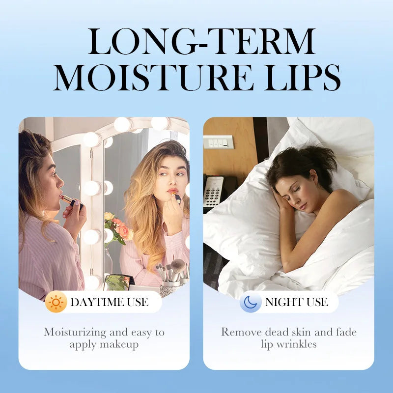 SADOER Strawberry Peach Lip Scrub Exfoliating Dead Skin Removal Dark Lip Fading & Moisturizing Hydrating Lip Balm Oil