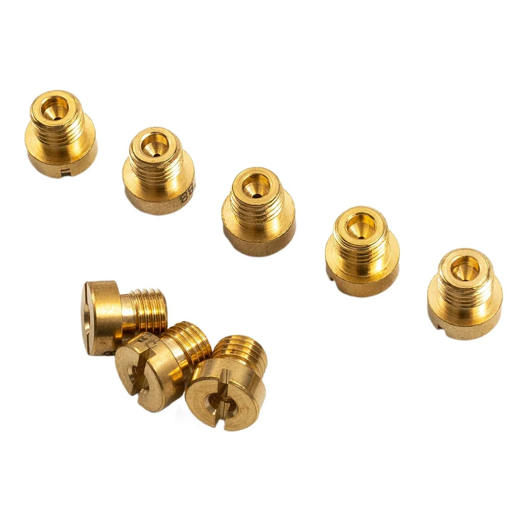 25Pcs Main Jet 55-115 M6 For Dellorto & For Mikuni Carburetors 6mm Main Jets Set Carburetor Injector Nozzle Replacement