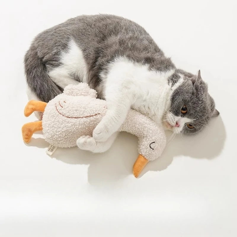 Canvas Plush Squeaky Toy for Cats & Dogs - Animal Chew Doll