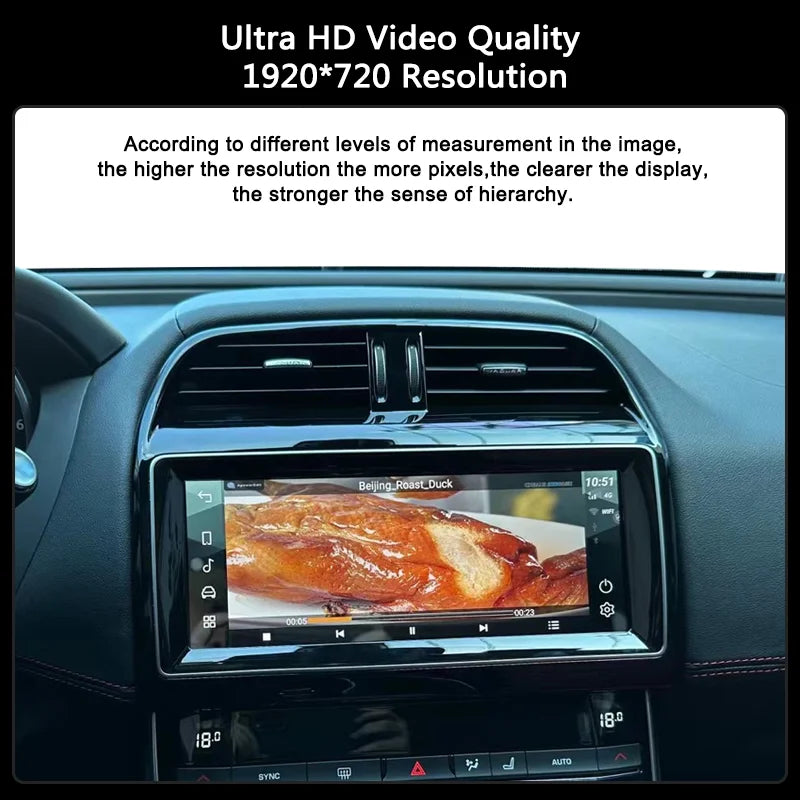 10.25" For Jaguar XE F-PACE X760 X761 Android 14 2016 to 2019 Car Radio Multimedia Player CarPlay and Auto Smart Car System