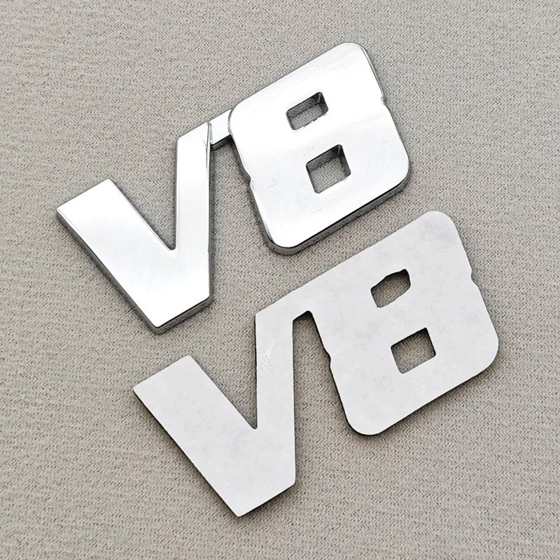 3D Metal Car Sticker Logo 4WD V6 V8 LIMITED Fender Side Badge Rear Trunk Emblem For Toyota LC150 LC200 4Runner Tundra Accessorie