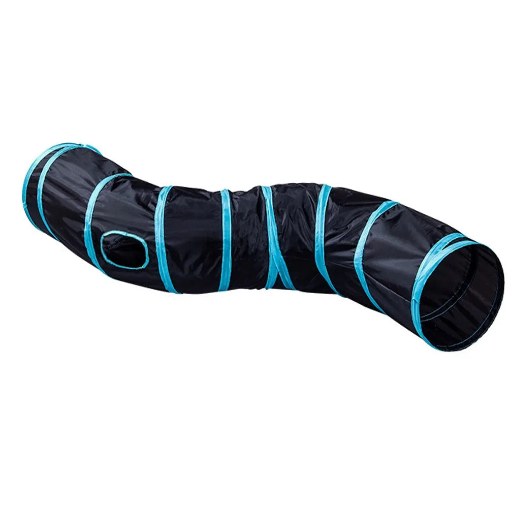 Foldable Cat Tunnel Toy - Breathable S & T Shape Play Tunnel – photo 5