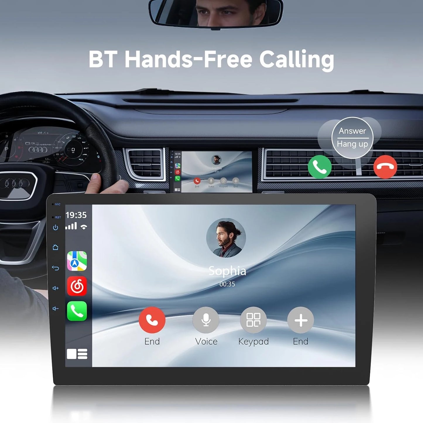 CAIXI Universal 7" 9" 10" 2din Android 16 CarPlay Auto Radio For Volkswagen Fiat Renault Nissan Hyundai Car Multimedia autoradio
