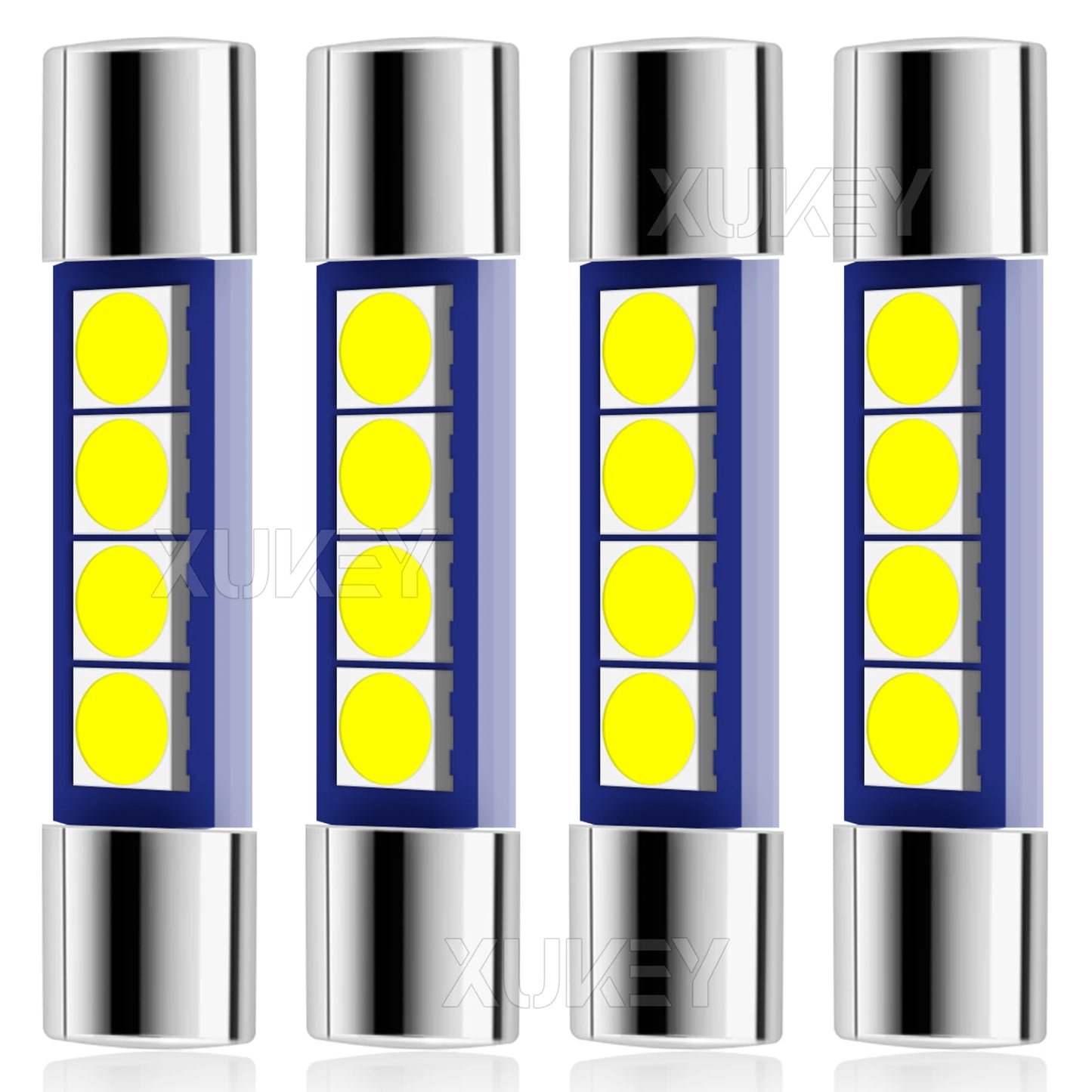 Festoon LED Vanity Mirror / Sun Visor Bulbs 6000K (4-Pack)