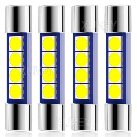 Festoon LED Vanity Mirror / Sun Visor Bulbs 6000K (4-Pack)