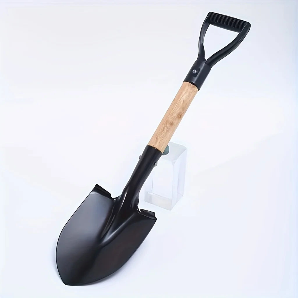 Manganese Steel Digging Shovel — Rustproof Garden Scoop for Camping & Beach