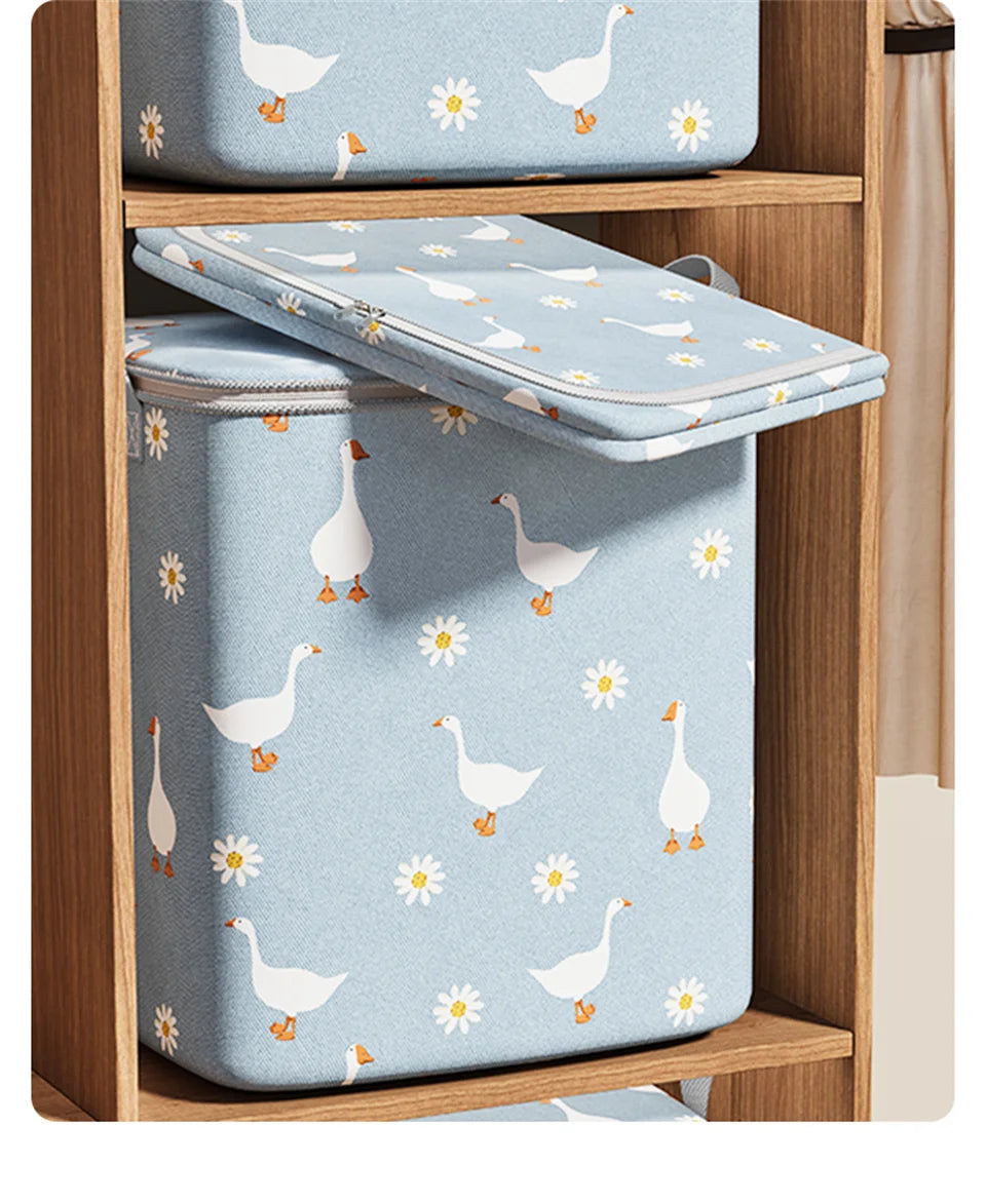 1Pc Pouch Storage Bag Waterproof Material High-Capacity Used To Store Daily Necessities Foldable  ﻿