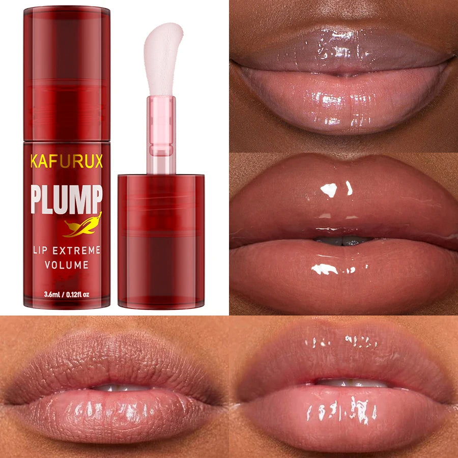 1/2PCS Lip Plump Long Lasting Lip Oil Moisturizing Lip Gloss Serum Instant Volumising Essence Oil Repair Lip Fine Lines Increase